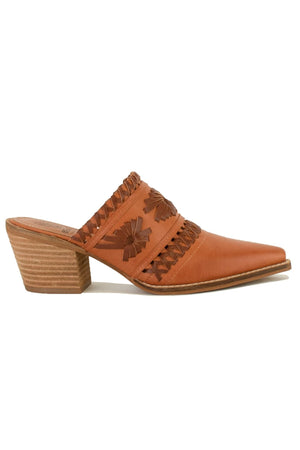Woven Block Heel Mules TESSA-03