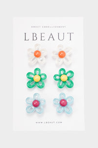 Colorful Daisy Embellishment Set ACCS-FLOWERS-007