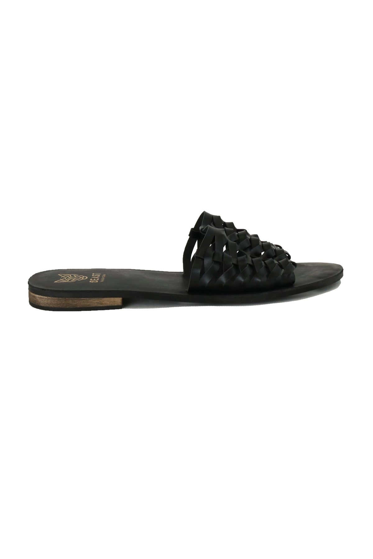 Woven Strap Slide Sandals ADELINE-02