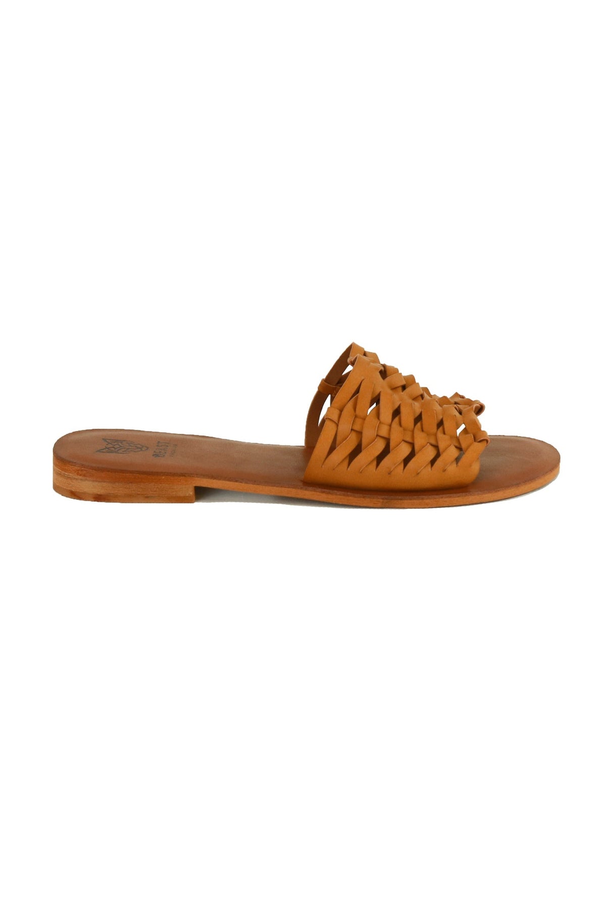 Woven Strap Slide Sandals ADELINE-02