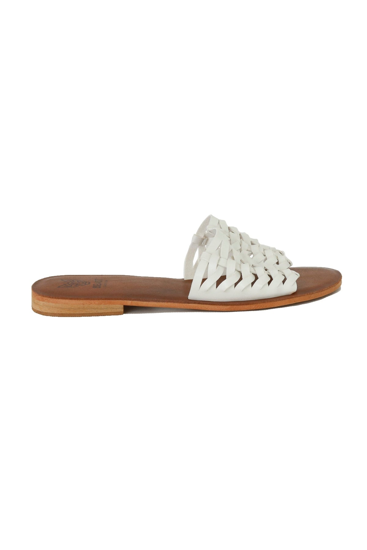 Woven Strap Slide Sandals ADELINE-02