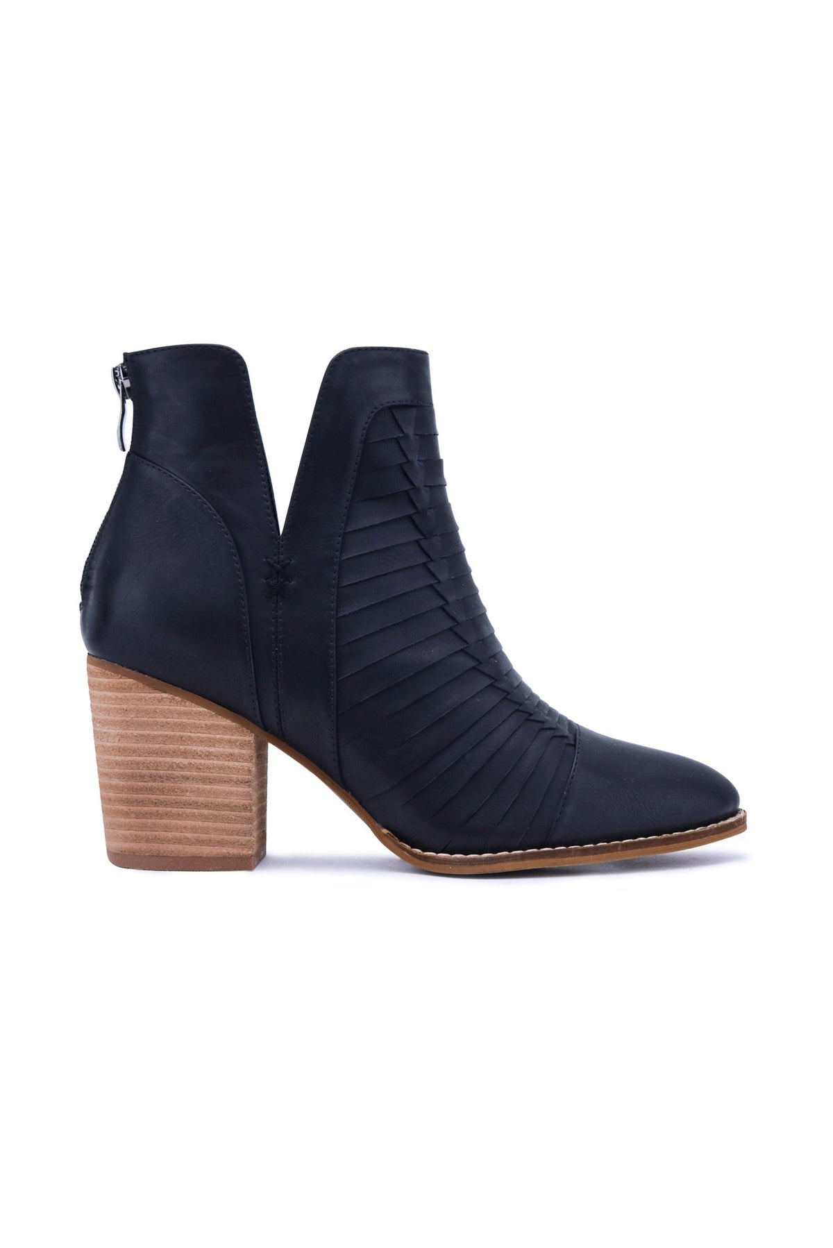 Woven Detail Ankle Booties ALINA-16