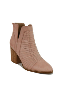 Woven Detail Ankle Booties ALINA-16