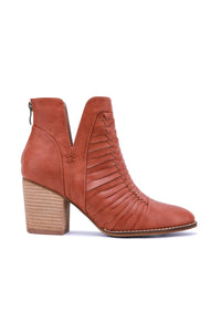 Woven Detail Ankle Booties ALINA-16