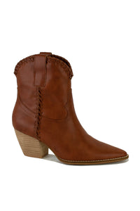 Western Braided Ankle Boots ARISA-47