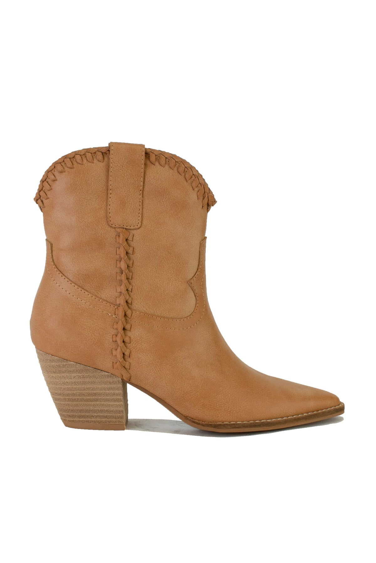 Western Braided Ankle Boots ARISA-47