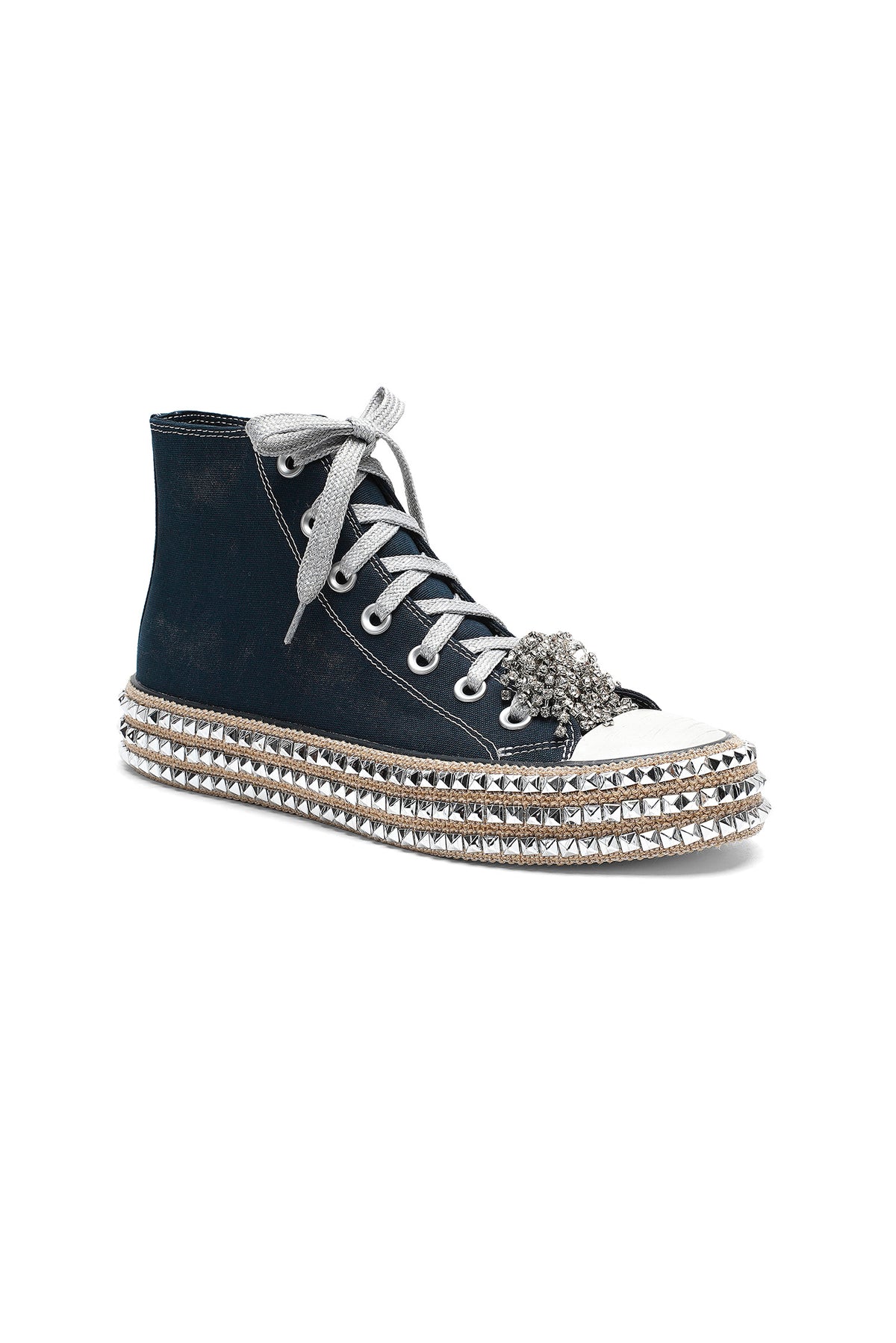 ASH-01 Studded High-Top Sneakers