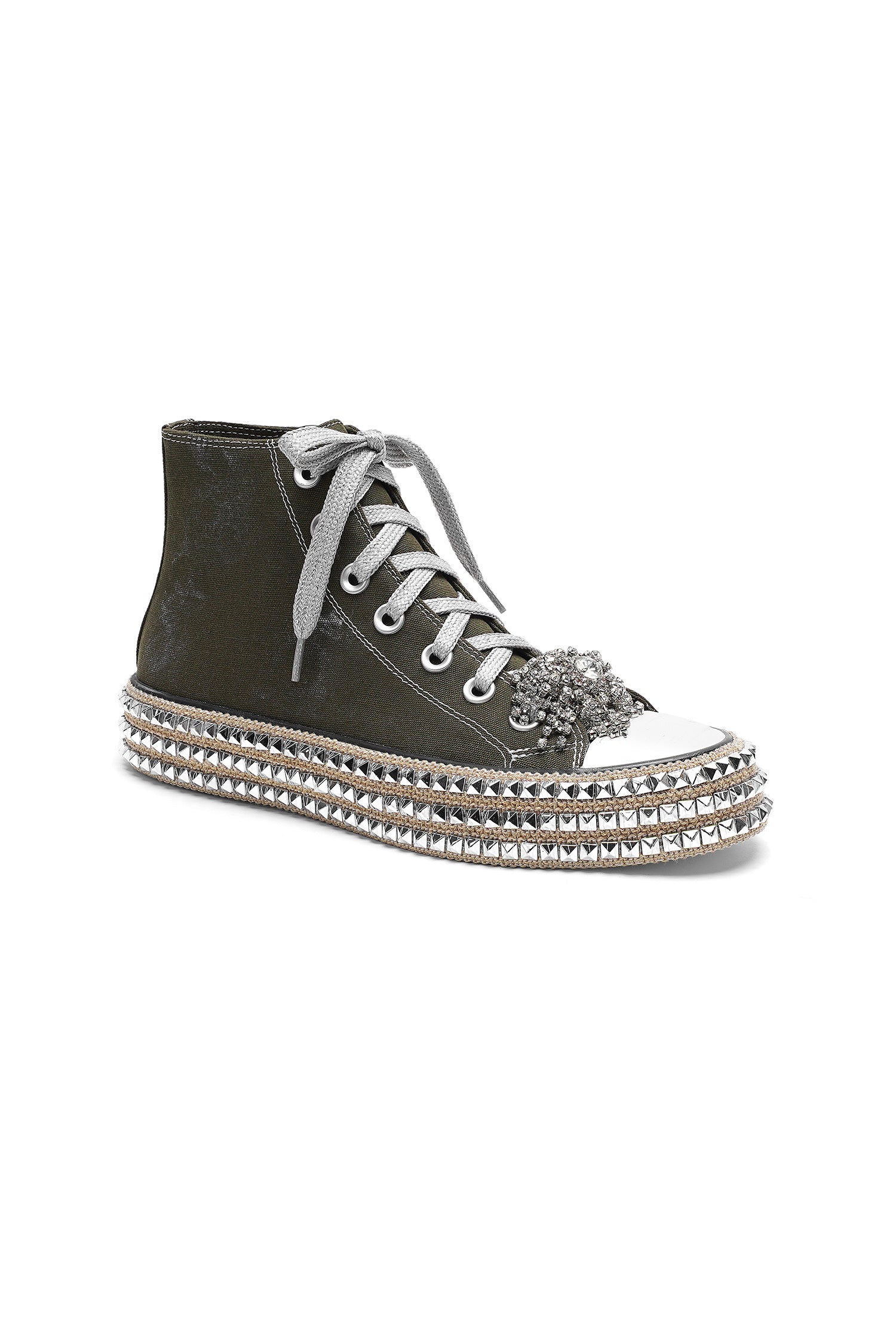 Studded High-Top Sneakers - ASH-01 – LBEAUT BY BEAST FASHION