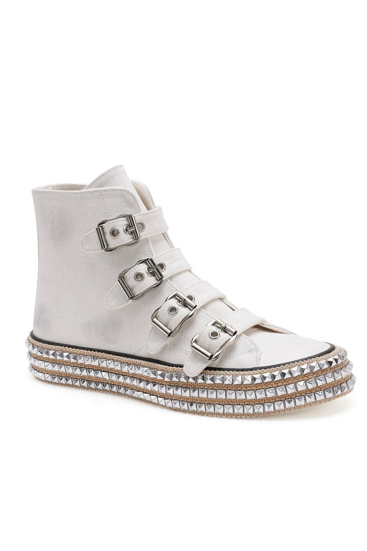 Buckle High-Top Sneakers ASH-16