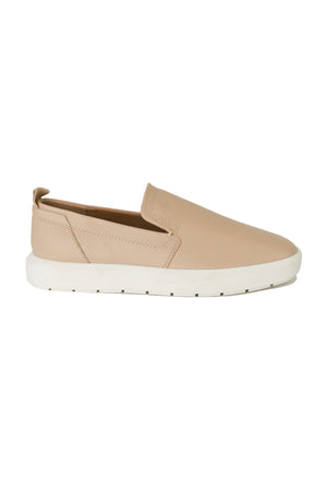 Side view of ASTRID-01 Slip-On Casual Sneakers from Beast Fashion in nude color, designed for all-day comfort and versatility, suitable for Flats, Sale Shoes, and Sneakers lovers.