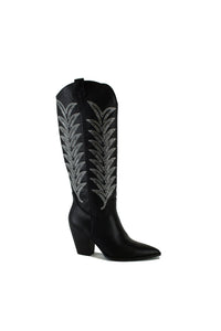 Western Knee-High Embellished Boots AUTUMN-18-PU-R1