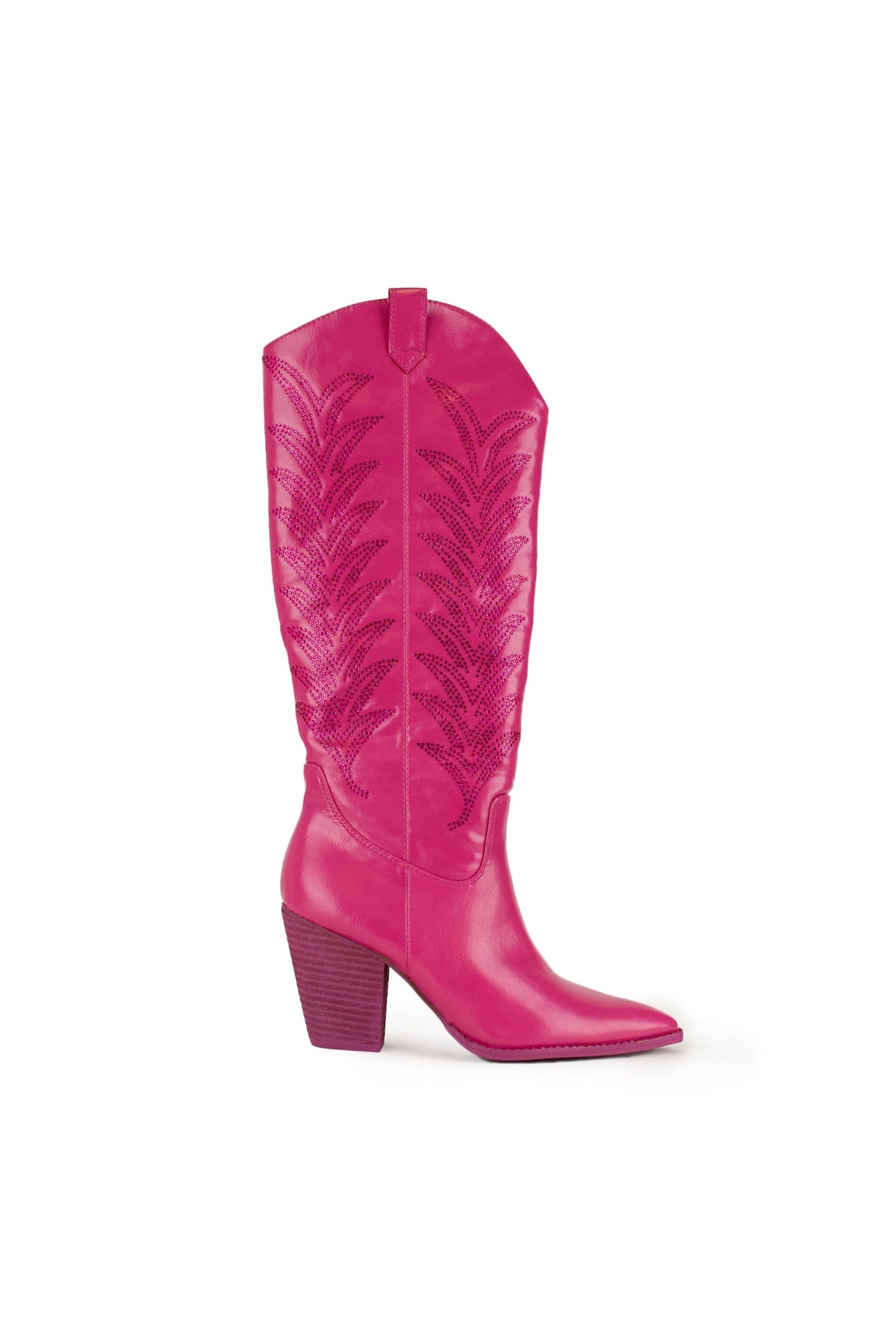 Western Knee-High Embellished Boots AUTUMN-18-PU-R1