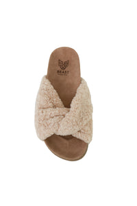 Faux Shearling Slide Sandals AVIANA-06