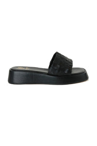 Platform Woven Slide Sandals CAMILA-01