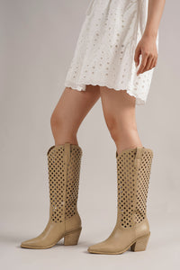 Cut-Out Western Boots DEANA-02