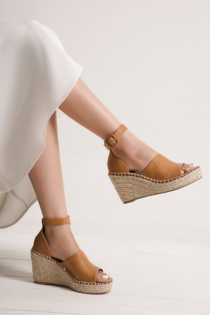 Stylish and comfortable summer sandals, FELIX-01 by Beast Fashion featuring a chic woven espadrille design, perfect for summer vacations. Espadrille, Heeled Sandal, Heels, Platforms, Sandals, SUMMER, VACATION.