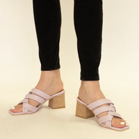 Strappy Block Heel Sandals FIONA-01