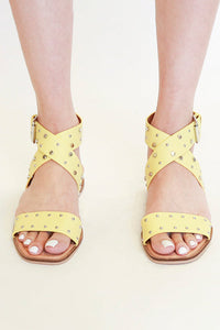Studded Cross-Strap Sandals HARPER-09