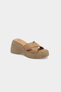 Black espadrille platform sandals JADIA-01 by Beast Fashion perfectly blend style and comfort. These comfortable summer sandals feature a sleek design with a supportive flatform, great for SPRING and SUMMER wear.