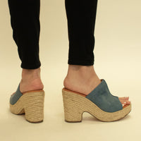 Espadrille Wedge Mule JENSEN-02-PU