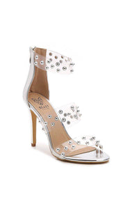 Studded Clear Heel KANDICE-01