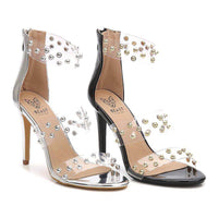 Studded Clear Heel KANDICE-01