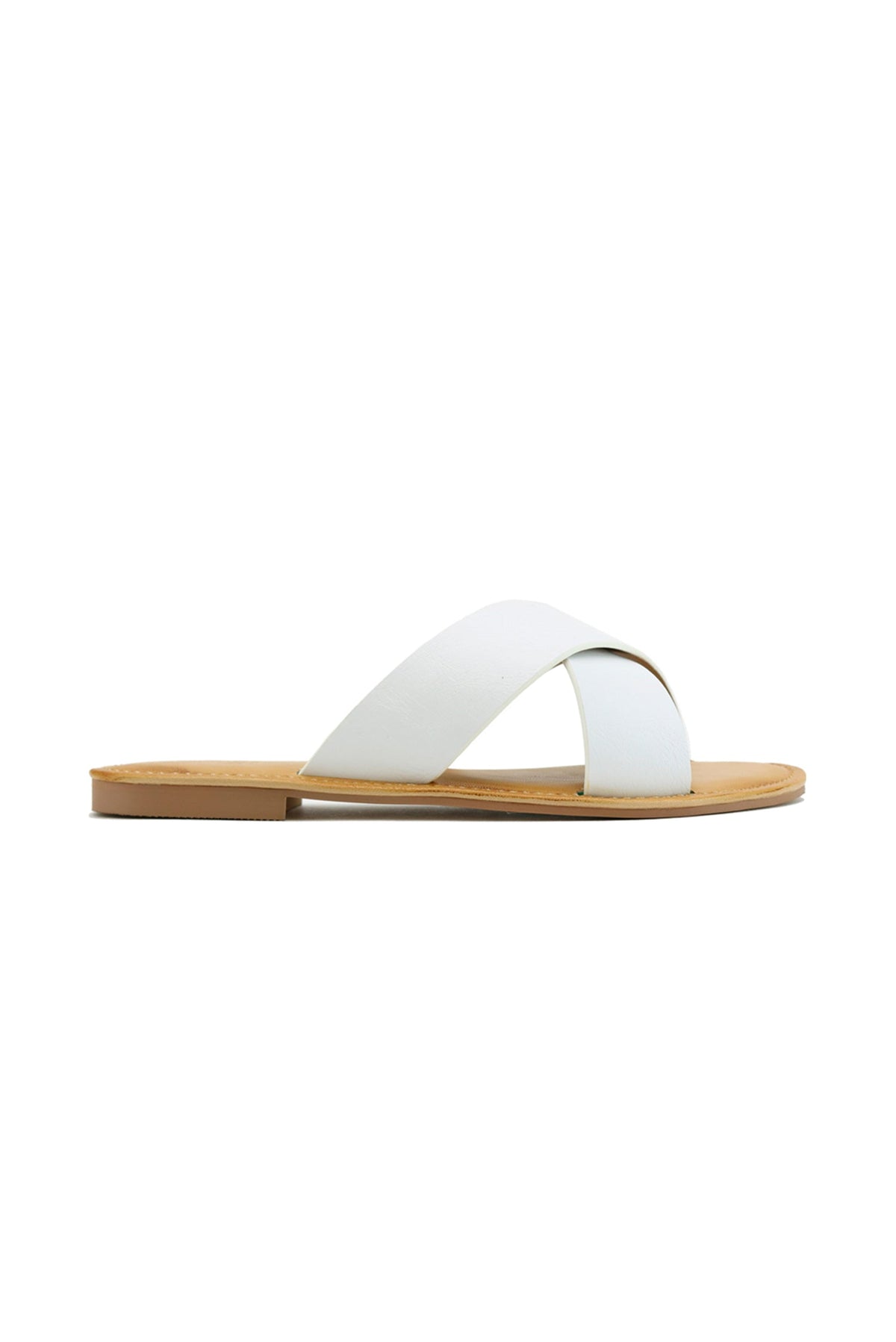 Minimalist Cross-Strap Sandals KAYLEE-01