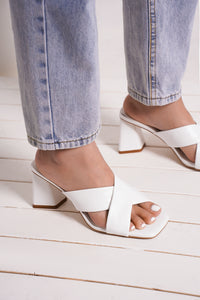 Block Heel Slide Sandals KENLEY-05