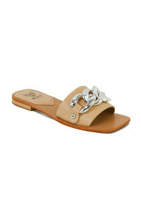 Chain Detail Flat Sandals LANA-01