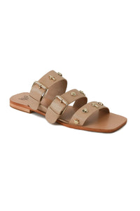 Studded Flat Sandals LANA-02