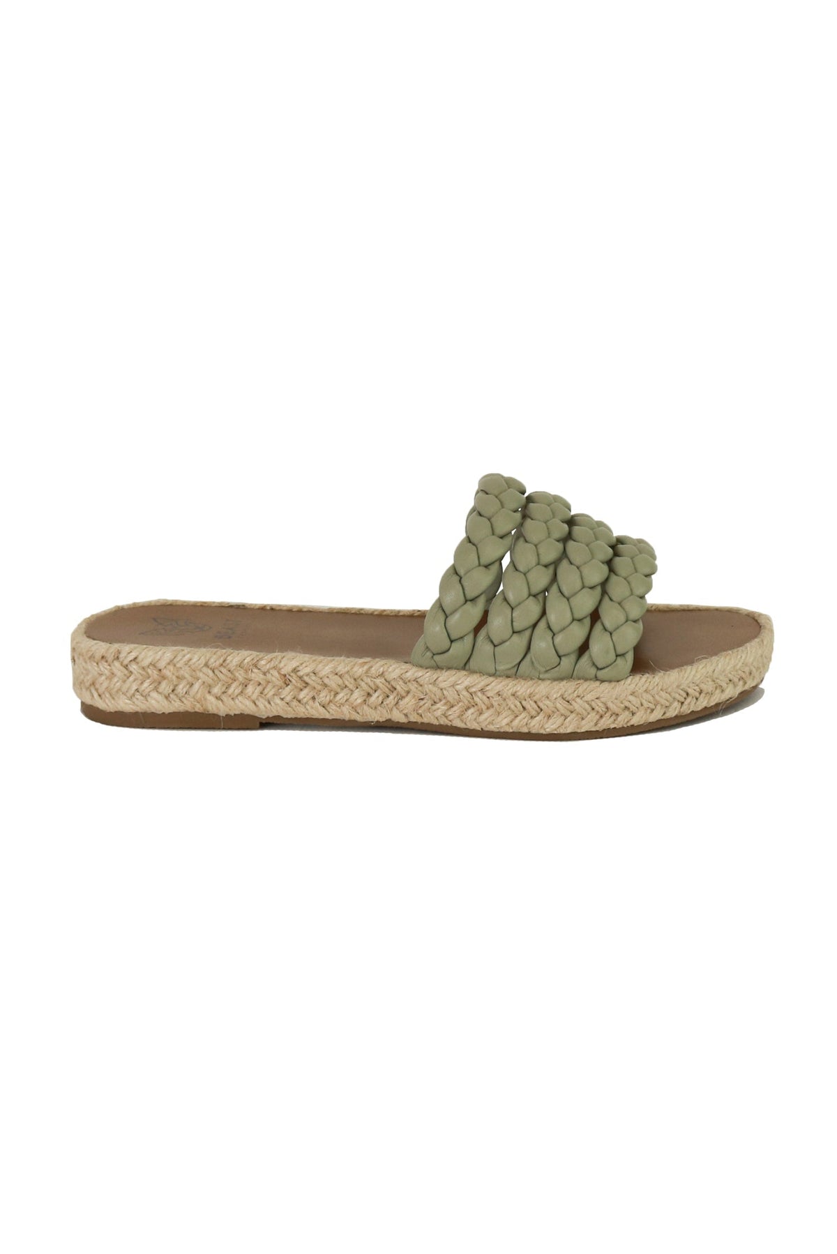 Braided Slide Espadrilles MELANIE-06