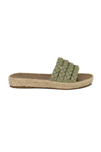 Braided Slide Espadrilles MELANIE-06