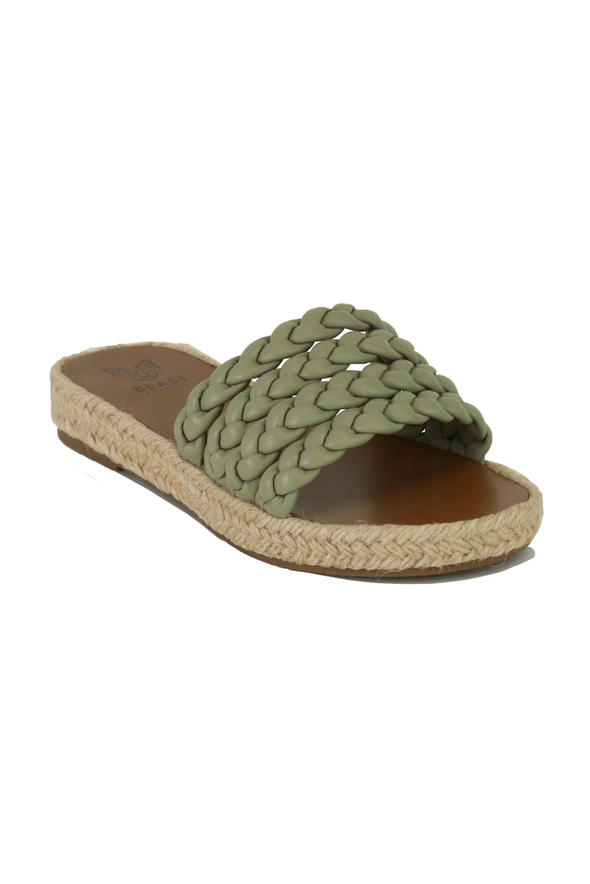 Braided Slide Espadrilles MELANIE-06