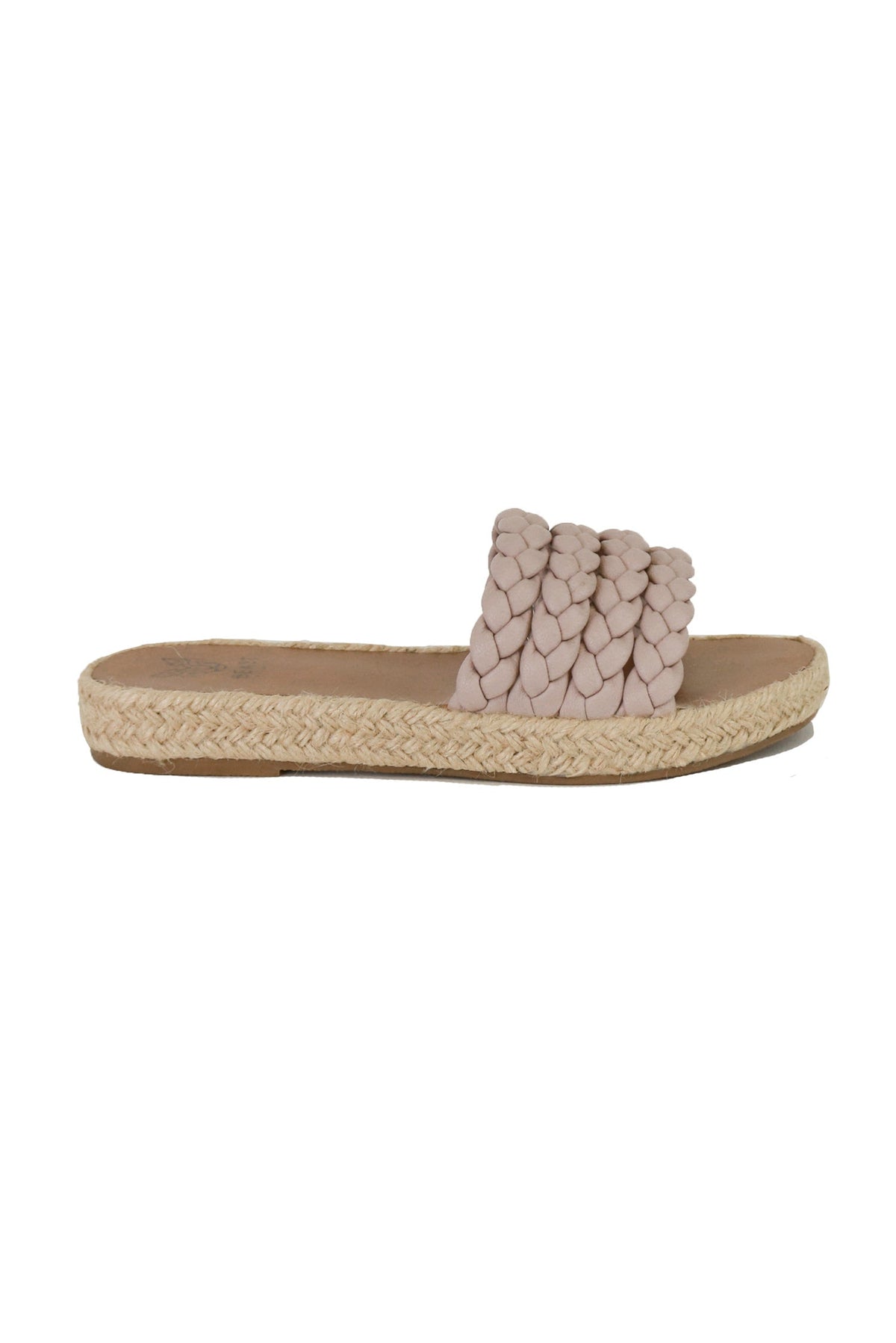Braided Slide Espadrilles MELANIE-06