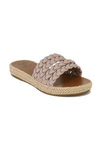 Braided Slide Espadrilles MELANIE-06