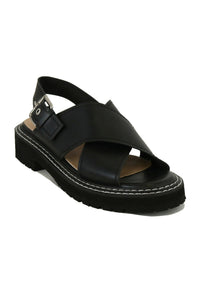 Chunky Sole Cross-Strap Sandals MILLIE-06
