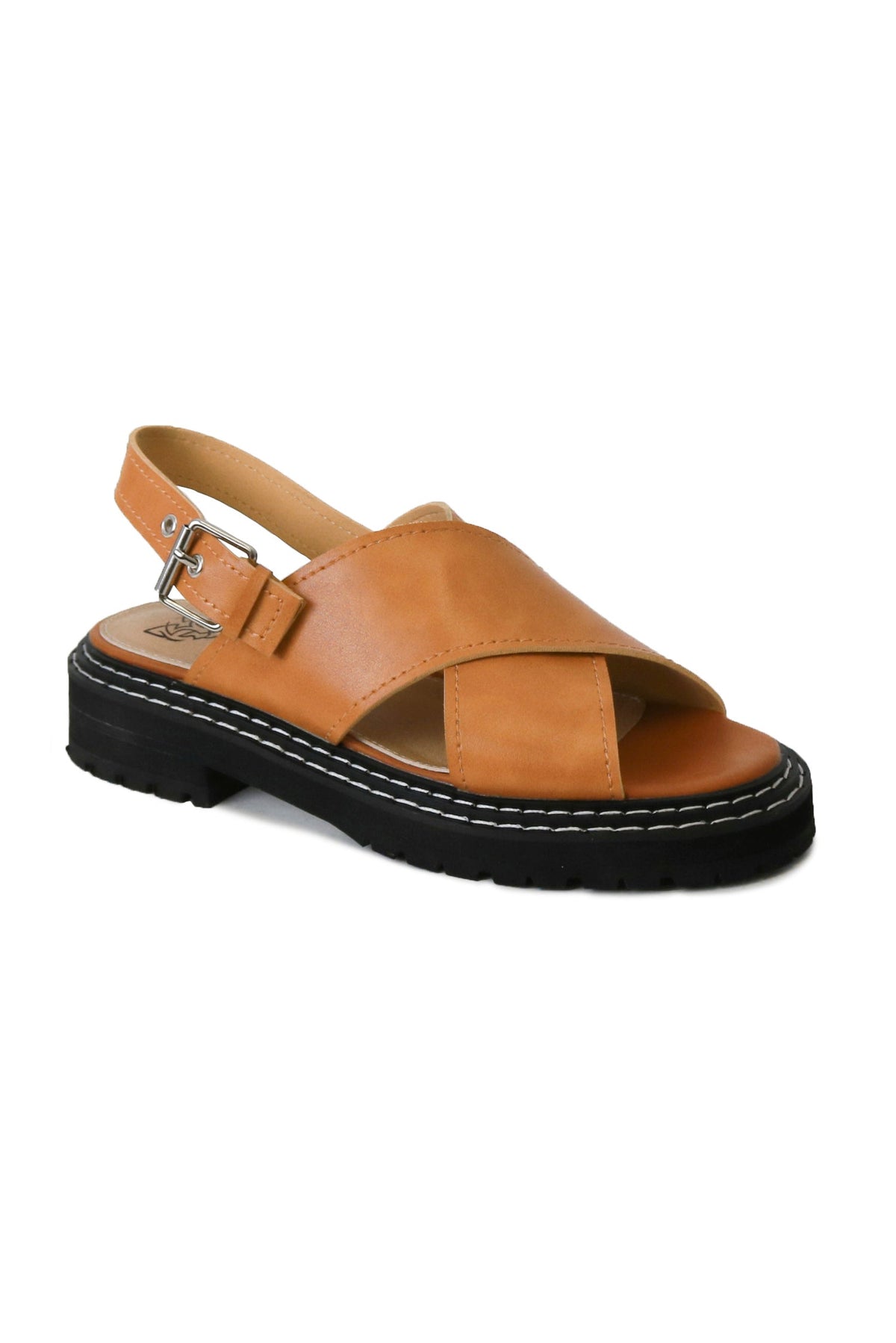 Chunky Sole Cross-Strap Sandals MILLIE-06