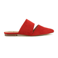 Pointed-Toe Slide Flats MAISY-07