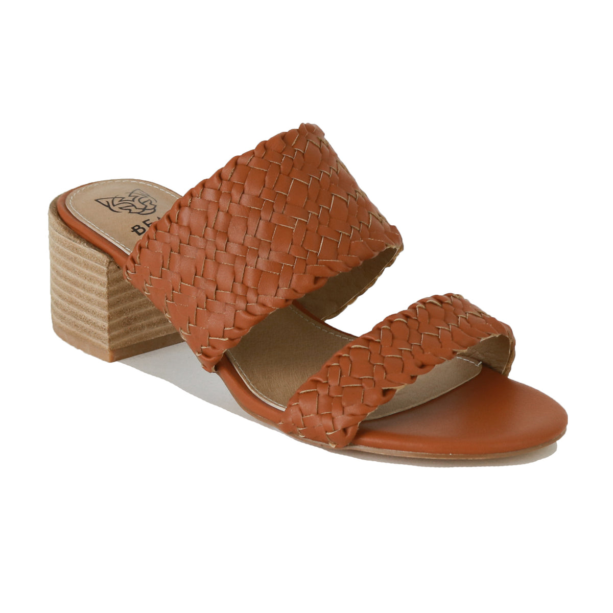 Woven Block Heel Sandals RYLEE-01
