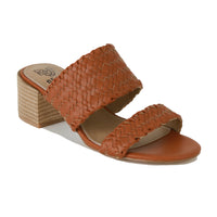Woven Block Heel Sandals RYLEE-01