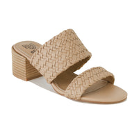 Woven Block Heel Sandals RYLEE-01
