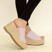 Espadrille Platform Mules STACEY-01