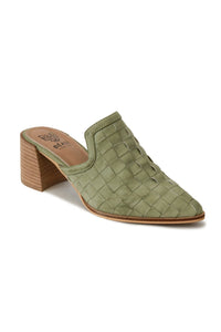 Woven Block Heel Mules STEPHANIE-31