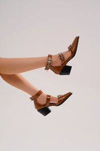 Buckled Heeled Shoes TESSA-02