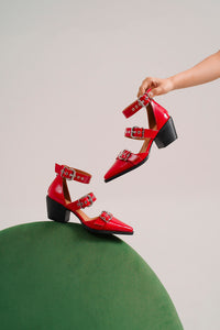Buckled Heeled Shoes TESSA-02