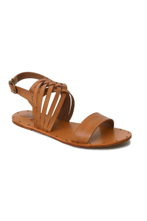 Beast Fashion TRAVIS-16 Strappy Sandals in a chic profile, ideal flat sandals for summer vacations. These versatile flats make a fashionable statement, perfect for any casual summer outing and great addition to sale shoes.