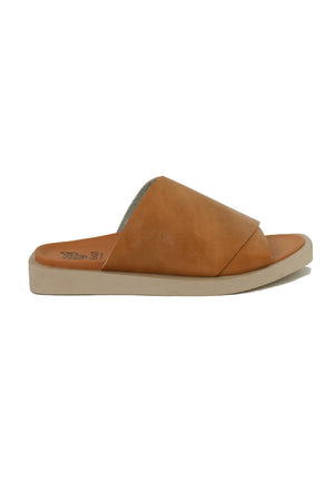 VICENTE-01 Crisscross Slip-On Sandals by Beast Fashion in a side view, showcasing the sleek crisscross strap. Ideal slide sandals for every casual summer occasion, designed for comfort and style, perfect for holidays.
