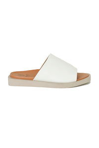 VICENTE-05 Slip-On Platform Sandals by Beast Fashion in white design. Perfect for summer and vacation wear, these slip-on platform sandals marry style and comfort, making them a great choice for casual days.