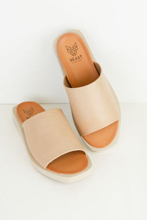 VICENTE-05 Slip-On Platform Sandals by Beast Fashion featuring a stylish slip-on design, perfect for summer vacations. These flat sandals boast a cushioned footbed, making them ideal for all-day wear. Great choice for casual outings or vacations, perfect addition to your slide sandals collection.