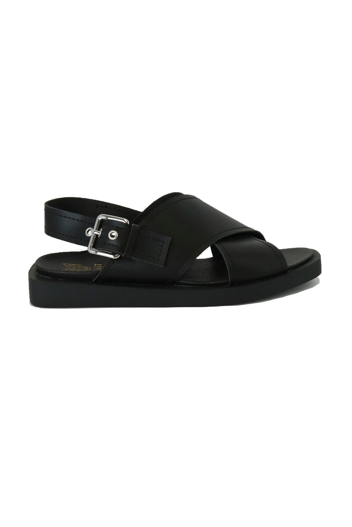 VICENTE-07 Cross-Strap Slingback Sandals